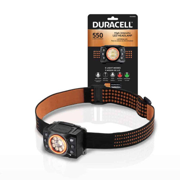 LINTERNA LED CABEZA DURACELL 550 LUMENES 7203-DH550