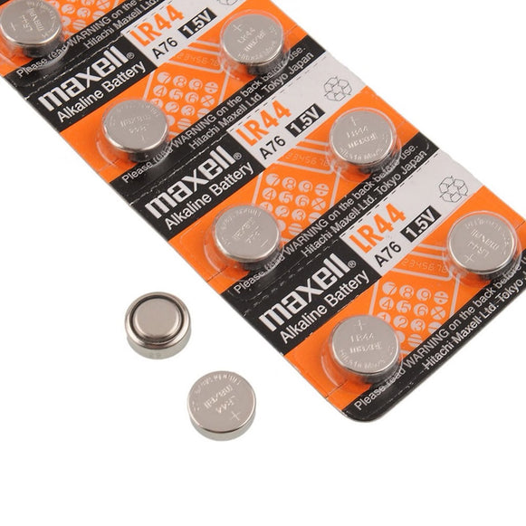 Pilas LR44 Maxell