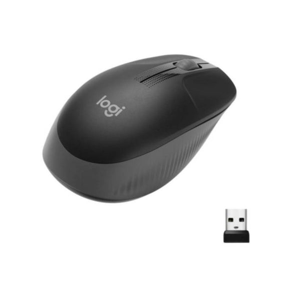 Mouse Alámbrico  Logitech M190 Negro