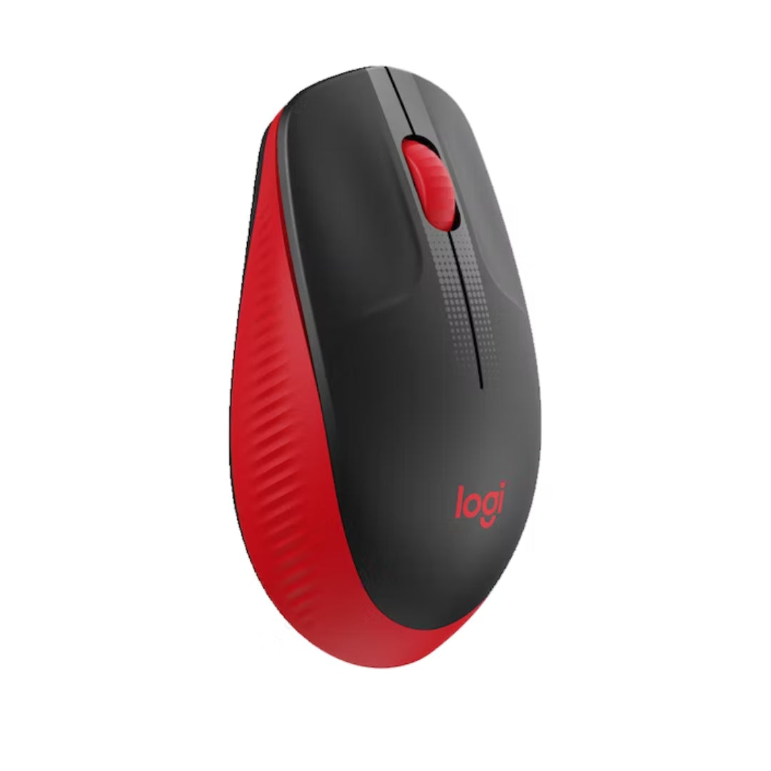 Mouse Inalámbrico  Logitech M190 Negro/Rojo