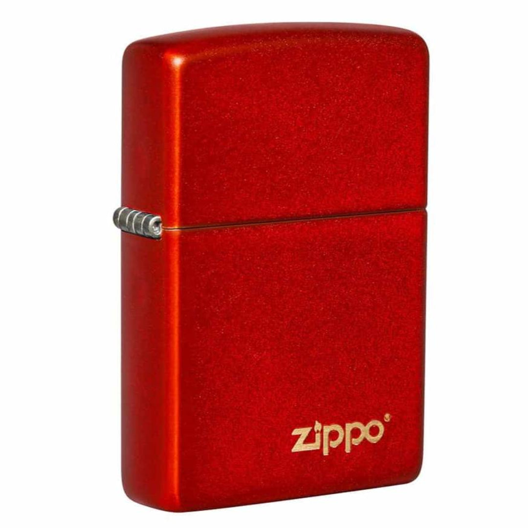 ZIPPO 49475ZL METALLIC RED ZIPPO LASERED