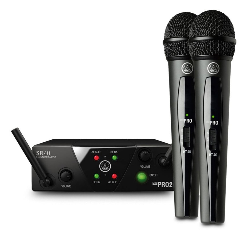 Micrófonos Inalámbricos WMS40  Mini Dual AKG