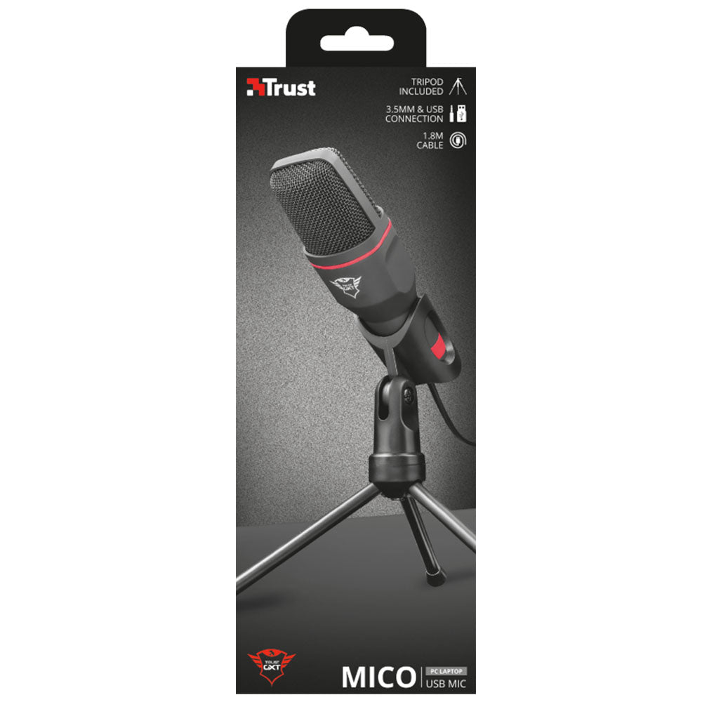 Micrófono Gamer conecxion 3,5 y USB Trust Mico ( 2191 )
