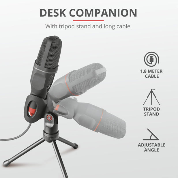 Micrófono Gamer conecxion 3,5 y USB Trust Mico ( 2191 )