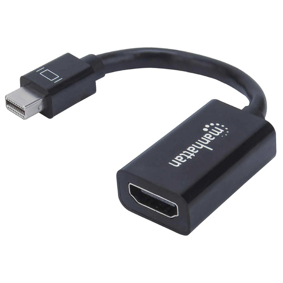 Adaptador Mini Displayport a HDMI Negro Manhattan 151528