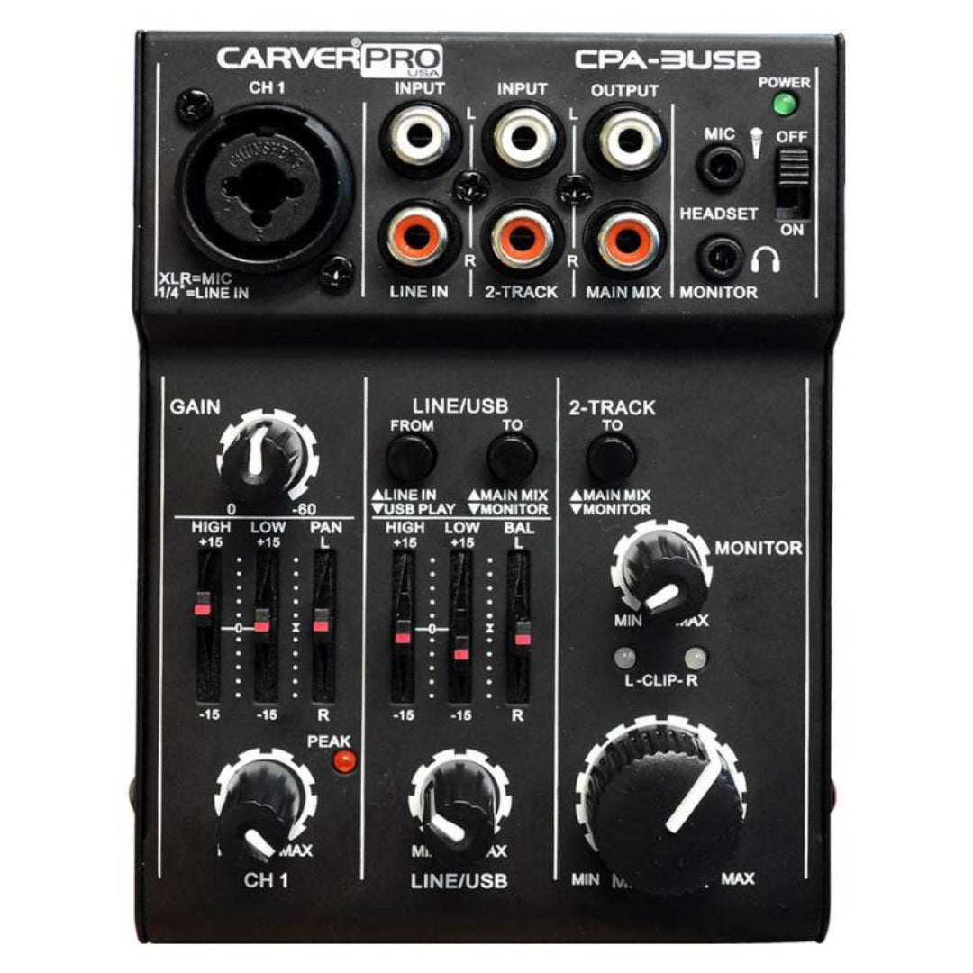 MINI MIXER USB CARVERPRO