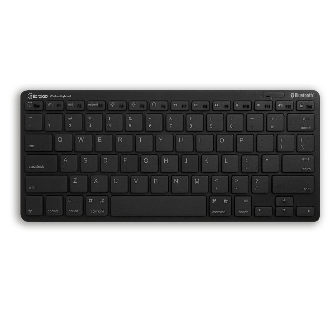 Teclado Inalambrico Wireless Keyboard Bluetooth Mlab (Negro)
