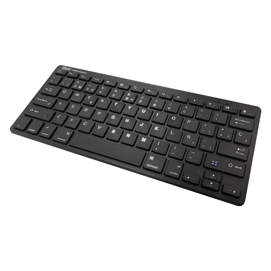 Teclado Inalambrico Wireless Keyboard Bluetooth Mlab (Negro) - Fotosol
