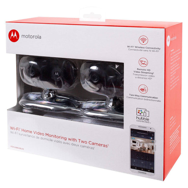 KIT 2 Camaras de Seguridad Fija Wifi FOCUS66