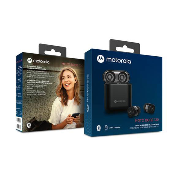 AUDIFONOS BT MOTO BUDS 120 NEGRO MOTOROLA