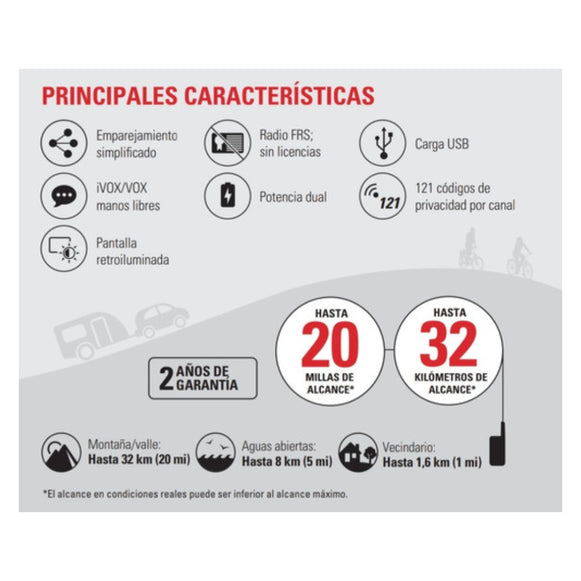 Radio Transmisor Talkabout T210CL  Motorola