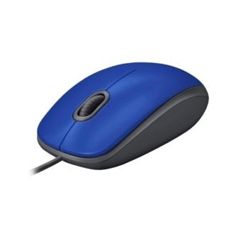 Mouse Alámbrico  Logitech M110 Silent Azul