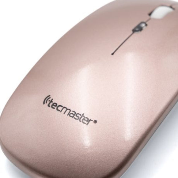 MOUSE INALAMBRICO Y BLUETOOTH RGB ROSA TECMASTER TM-100516-PK