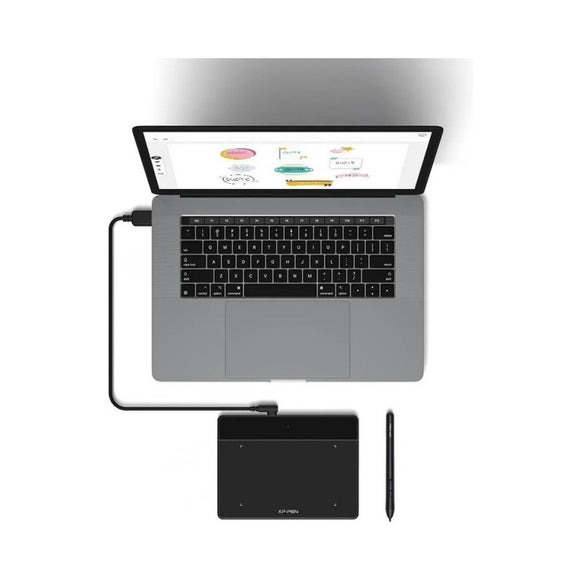 Tableta Grafica Deco Fun XS Pen  XP-Pen Negro