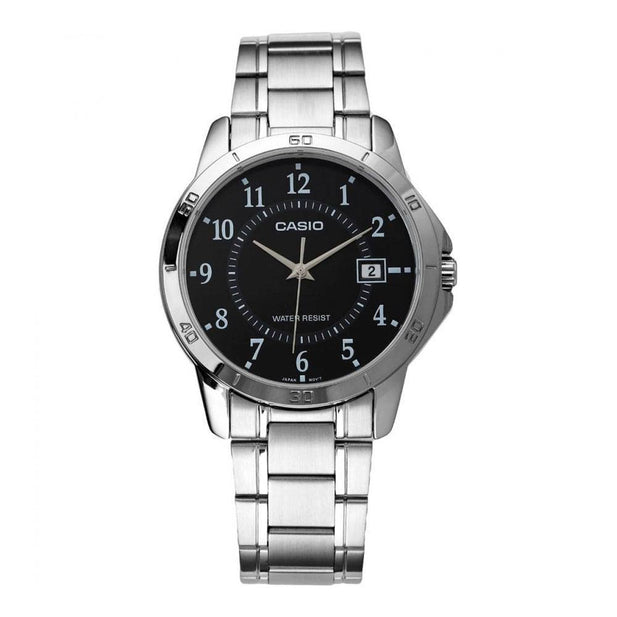 Reloj Casio LTP-V004D-1BUDF Analógico Mujer Plateado Dial Negro 29mm