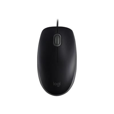 Mouse Alámbrico  Logitech M110 Silent Negro