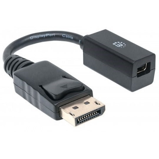 DisplayPort a Mini DisplayPort Video Cable Adapter - M/F 15 cms Manhattan