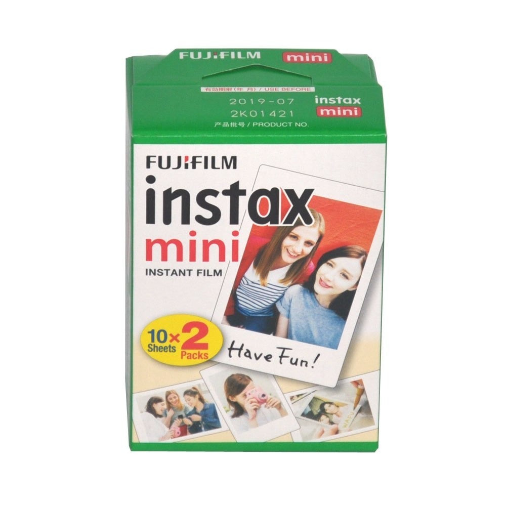 Papel Instax 20 Fotos (Mini 8, Mini 9, MINI 10, Mini 11, Mini 12) Fuji
