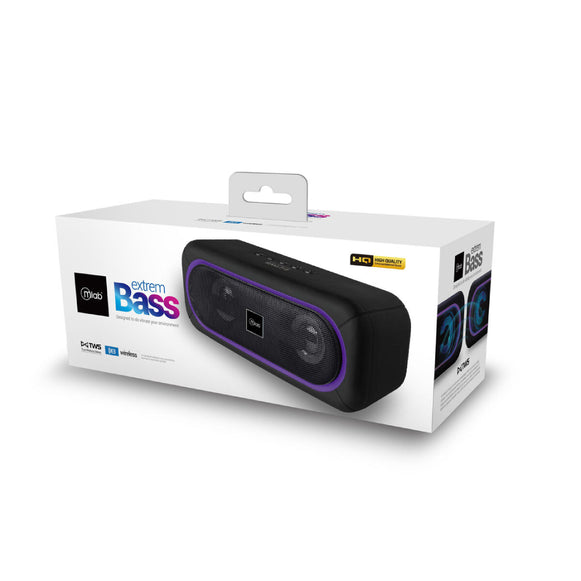 Parlante Portatil Extrem Bass Mlab  8907 Negro