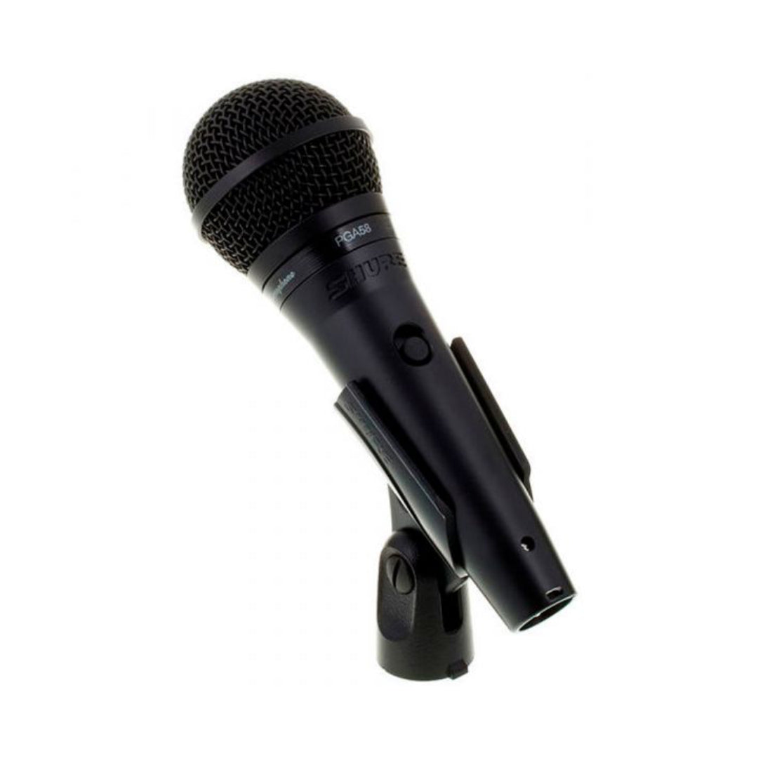 Micrófono Shure  dinámico vocal PGA58 XLR