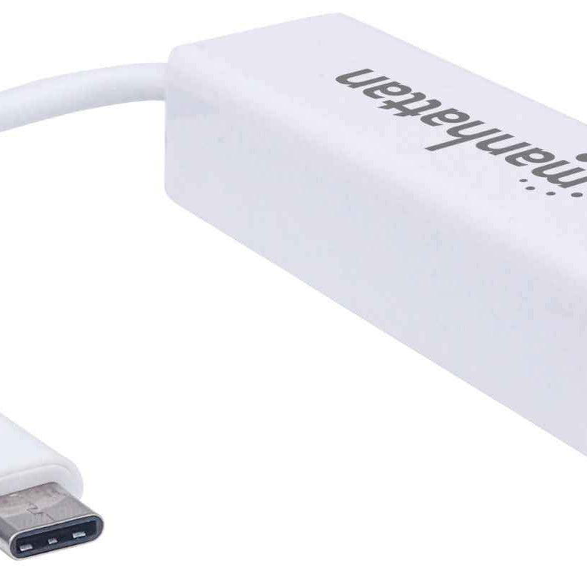 Adaptador de USB Tipo C a Red Gigabit Manhattan (507585)