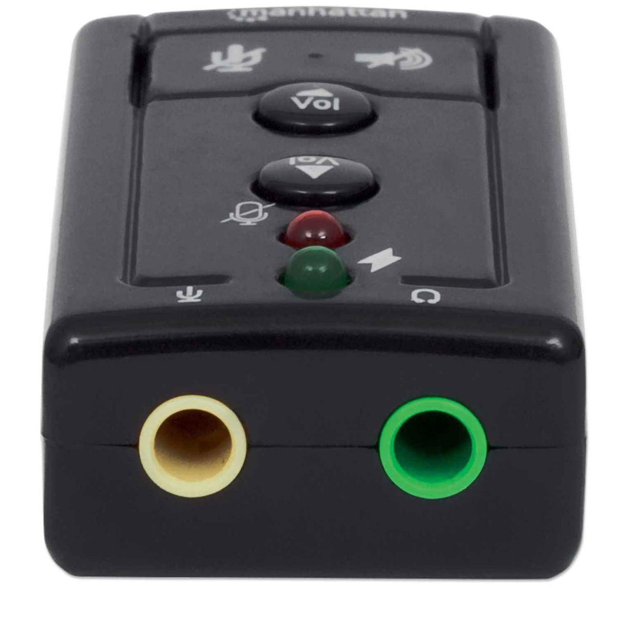 Tarjeta Adaptador de sonido 3-D 7.1 USB de alta velocidad manhattan (152341)