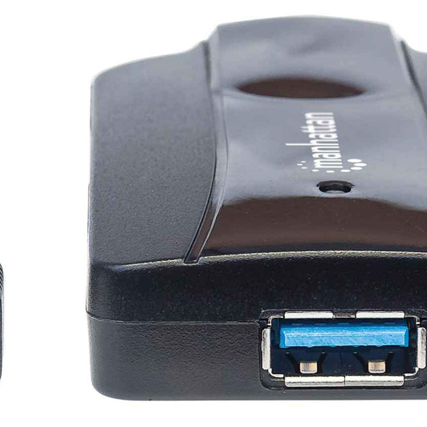 Lector de tarjetas y hub 3.0  Manhattan (163590)