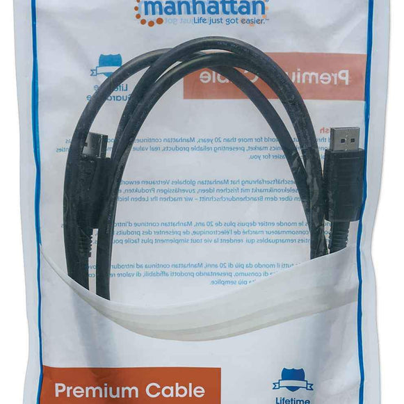 cable Display Port Macho a Display Port Macho 2 mts Manhattan (307116)