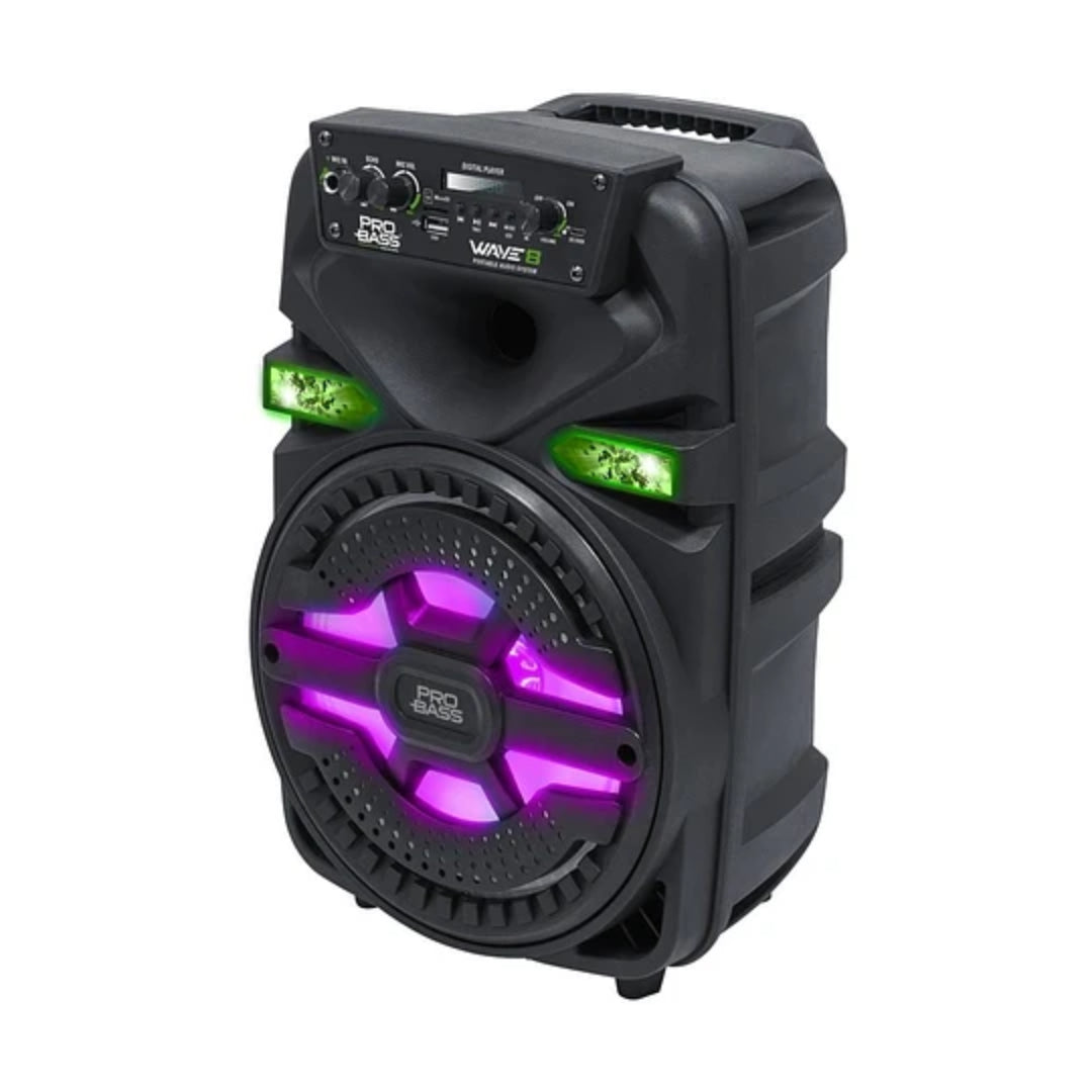 Parlante Recargable Portable PROBASS WAVE 8