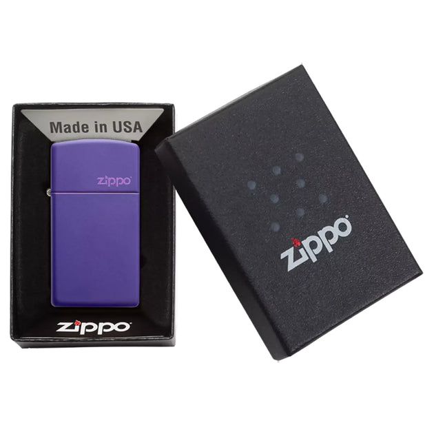 ZIPPO 1637ZL SLIM PURPLE MATTE