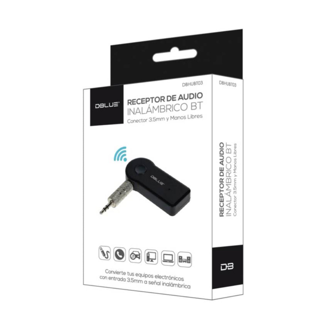Receptor de audio USB Bluetooth 5.0, Adaptador de audio de 3.5 mm