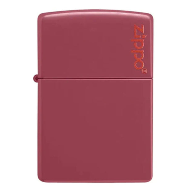 ZIPPO 49844ZL RED BRICK MATTE LOGO ZIPPO
