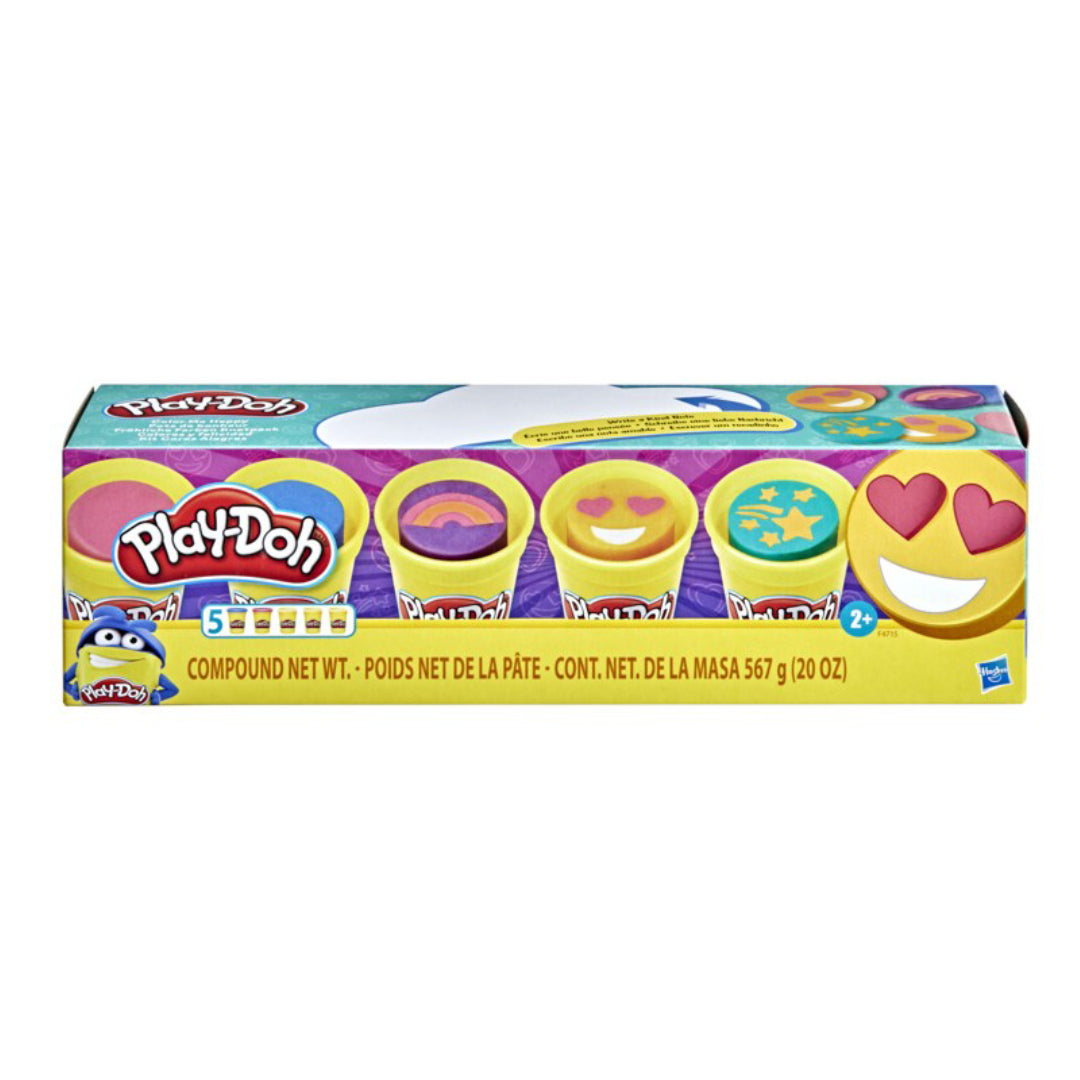 Play-Doh Set Masa 5 Latas de felicidad y colores F4715 Hasbro
