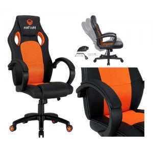 Silla Gamer Negra / Naranja Meetion CHR05