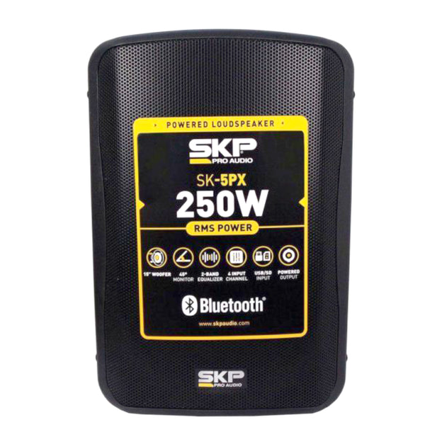 Caja Acústica 15" Activa SKP SK-5PX USB BT