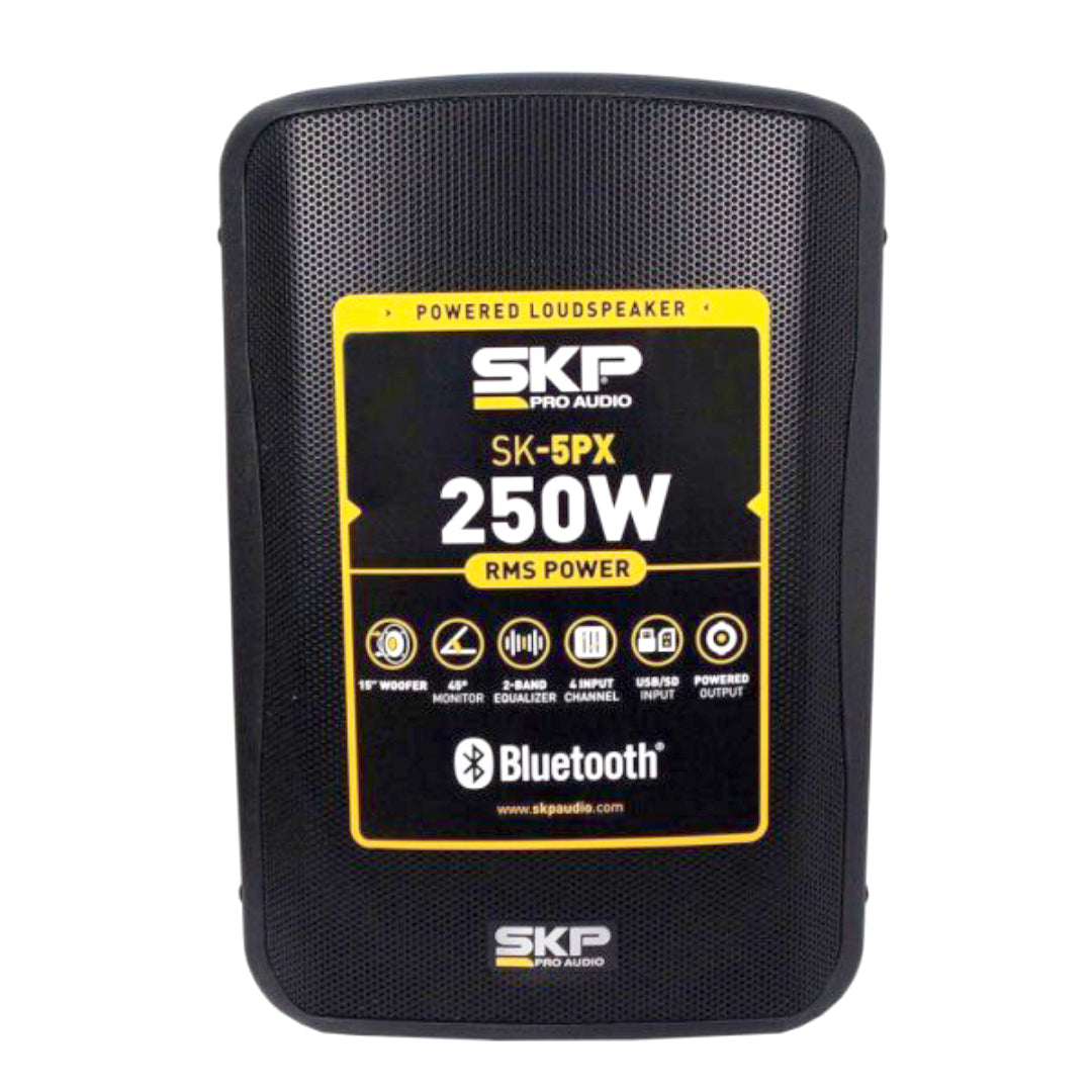 Caja Acústica 15" Activa SKP SK-5PX USB BT