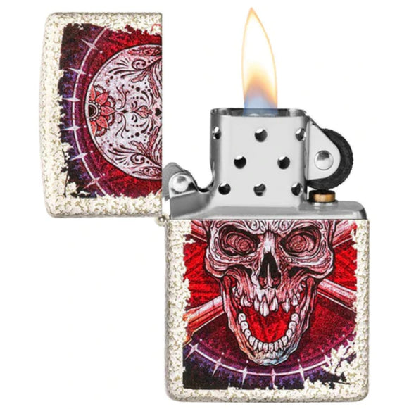 ZIPPO 49410 SKULL DESIGN