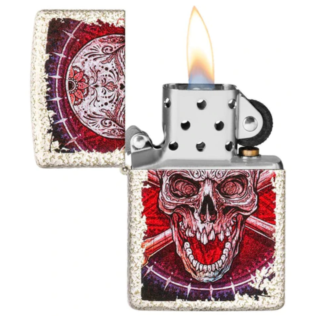 ZIPPO 49410 SKULL DESIGN