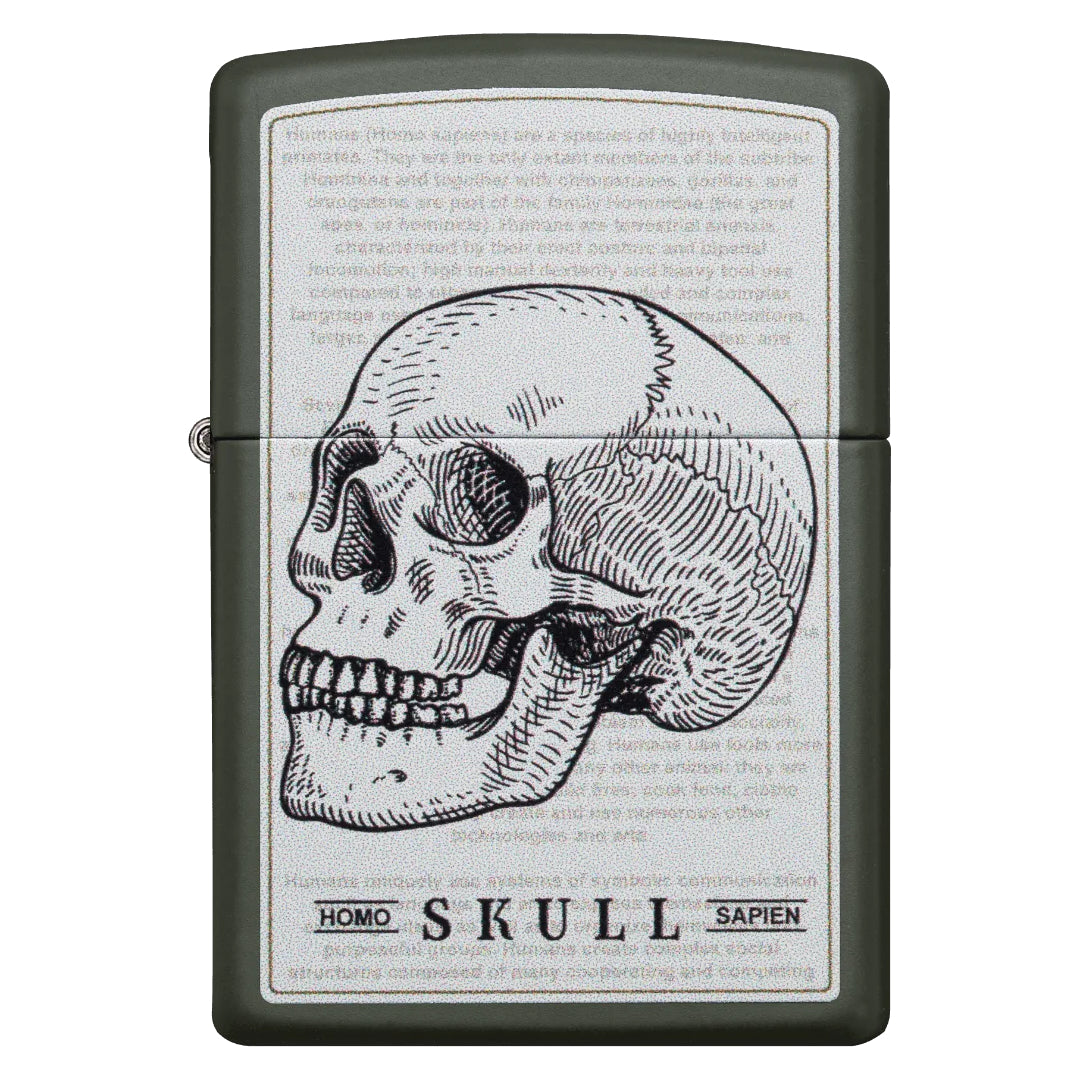 ZIPPO 49602 SKULL DESIGN