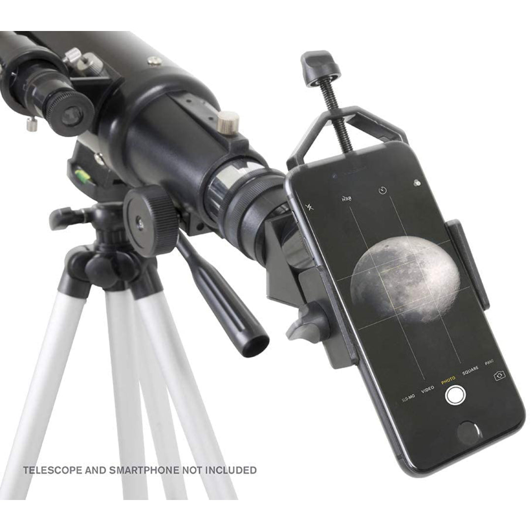 GOSKY Adaptador de teléfono inteligente de tamaño regular – Compatible con  binoculares, monoculares, telescopios, microscopios, se adapta a casi todos