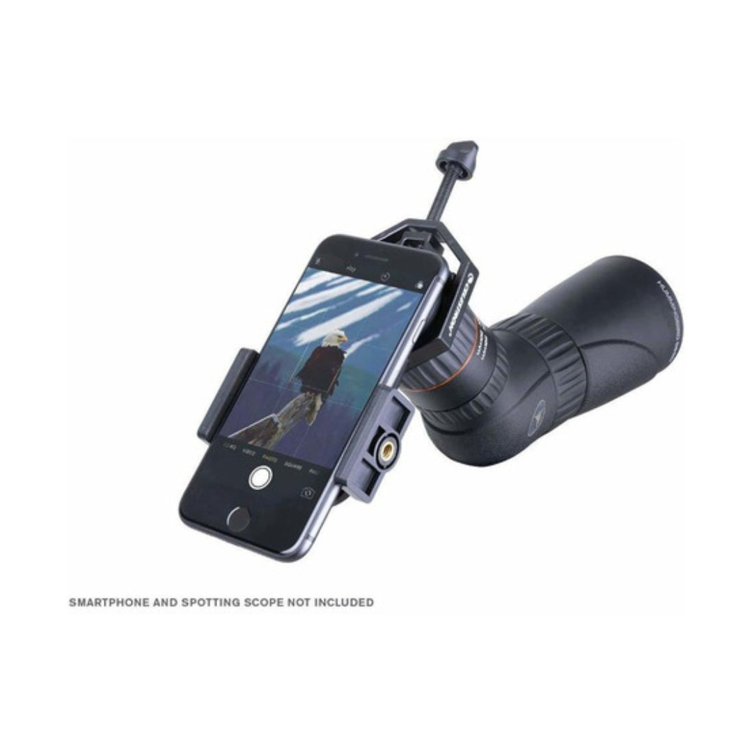 GOSKY Adaptador de teléfono inteligente de tamaño regular – Compatible con  binoculares, monoculares, telescopios, microscopios, se adapta a casi todos