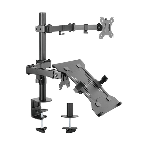 SOPORTE MONITOR + NOTEBOOK MESA 13"-32" PHILCO C027N