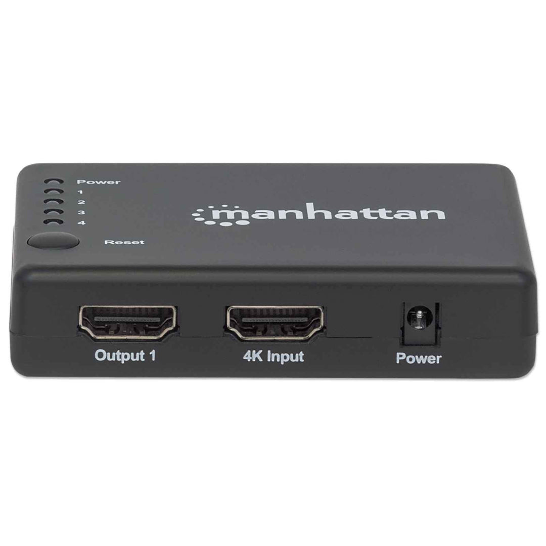 Splitter HDMI 4 puertos Manhattan (207706)