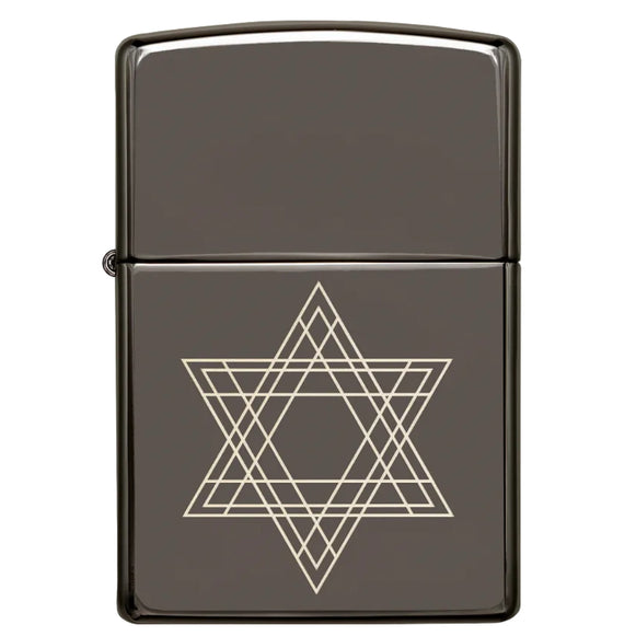 ZIPPO 49685 STAR OF DAVID DESIGN