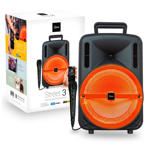 Parlante Bluetooth Street 3 Voice2 Mlab (8707) Naranjo