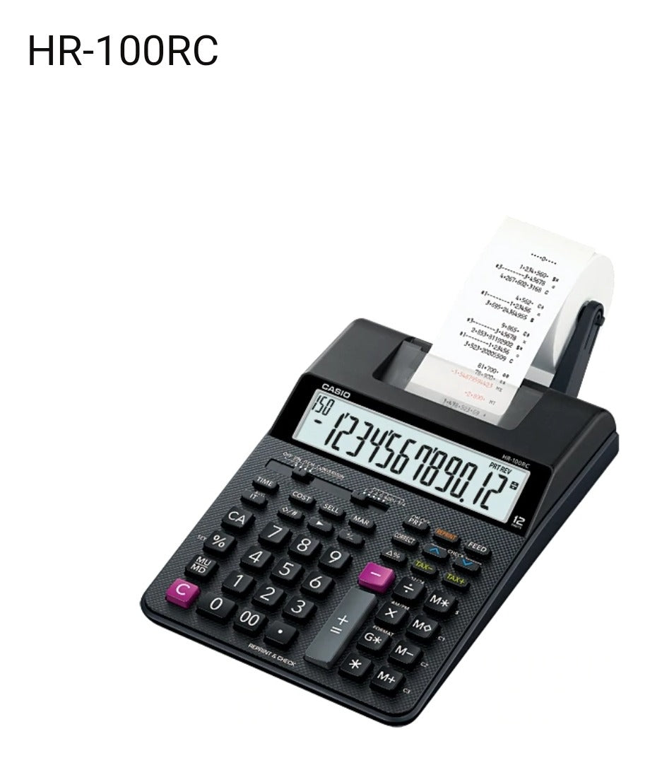 Calculadora HR-100RC  Casio de Rollo