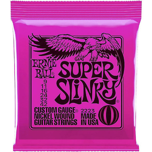 Set Cuerdas Ernie Ball Guitarra Eléctrica (Super Slinky)