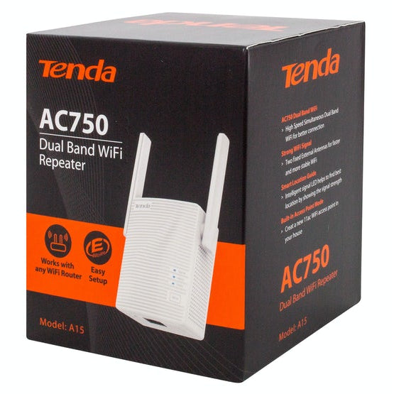 Extensor  Inalámbrico AC750 TENDA dual band A15