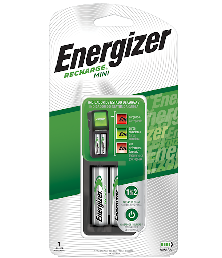 Cargador de Baterias  AA / AAA Energizer Mini