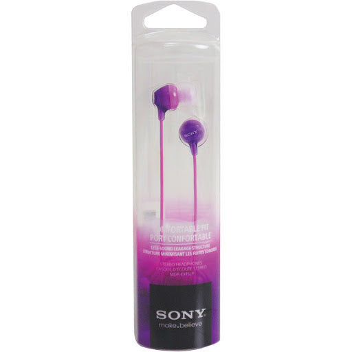 Audífonos Sony Alámbricos ( MDR-EX15LP ) VIOLETA